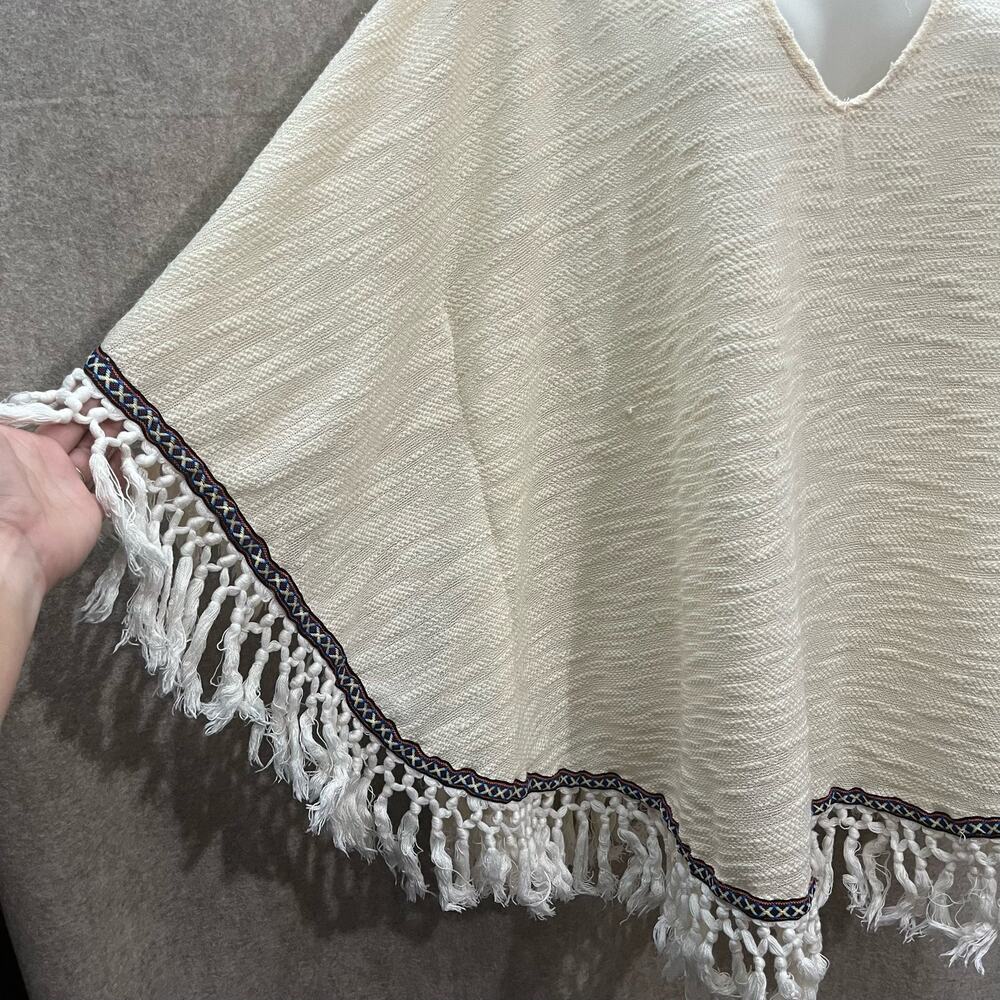 Forever 21 Cream Boho Top Size Small - Picture 3 of 7
